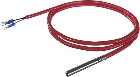 Waterproof PT1000 thermistor -50~+200 Celsius Temperature Sensor 6 * 50mm Probe Thermal Resistance with Silicone Cable in Saudi Arabia
