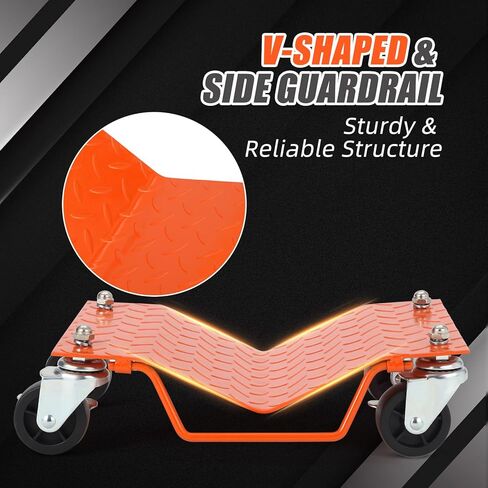 مجموعة Car Dolly من 4 ، 6000 رطل عجلة سيارة Dolly مع قفل الأمن ، ودمى عجلة لتحريك السيارة ، وإصلاح السيارات المرآب in Kuwait