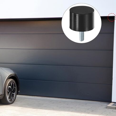 4-Pack Rubber Mounts D25mmxH20mm Male Vibration Isolators Cylindrical Shock Absorber W M6 x 18mm Studs for Air Compressor/Car/Pump/Boat/Garage Motor/Bobbins Rubber Isolators in Kuwait