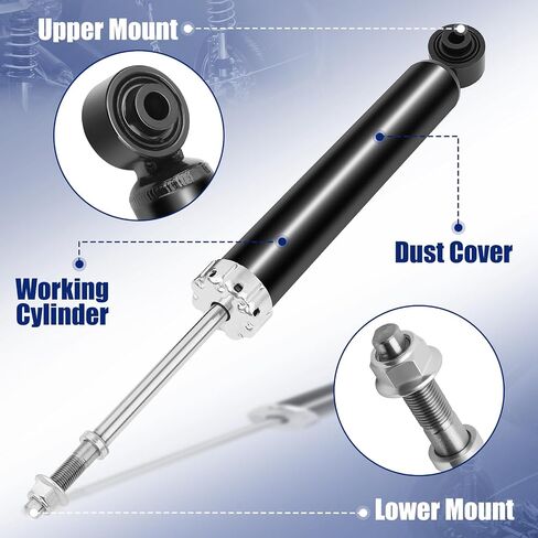 Rear 2 PCS Set Shock Absorber Compatible with Infiniti JX35 QX60 / Nissan Pathfinder Rear Left & Right # 346215, 349237, 37363 in Saudi Arabia