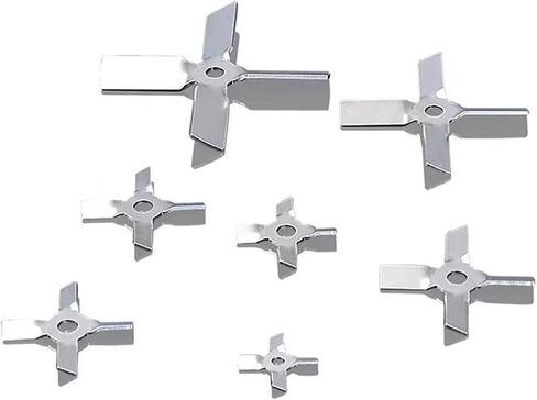 For laboratory mixer equipment 1 pcs 304 stainless steel Four-blade propeller, stirring, push the material crusader up(70mm) in Saudi Arabia