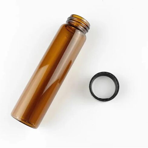 2ml to 50ml clear/brown glass sample bottle, reagent vials with plastic screw cap and PE pad, small laboratory flask used for sorting (50ml clear) in Saudi Arabia
