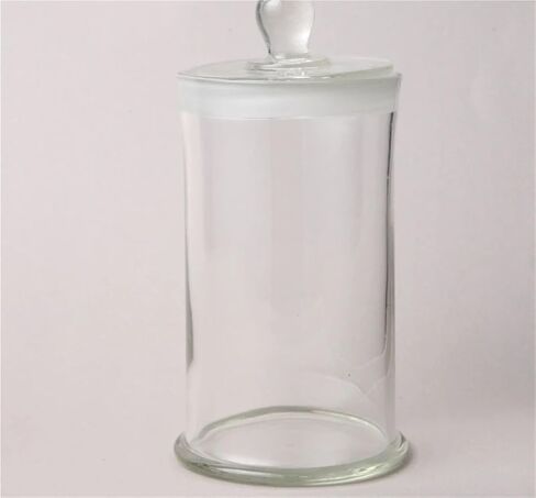 1PC Transparent The thickened Glass specimen Bottle Formalin Specimen Bottle Diameter 60mm to 180mm Size(Diameter * Height)(75x120mm) in Saudi Arabia