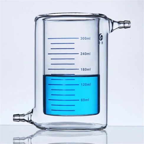 Thick Double Layer Heat Resistant Glass Encased Cup Photocatalytic Reactor Photocatalytic Laboratory Equipment(50ml) in Saudi Arabia