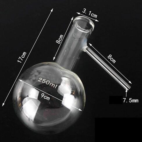 250ml Distillation Flask - Distillation Device with Nozzle for Purification and Reactions in Saudi Arabia