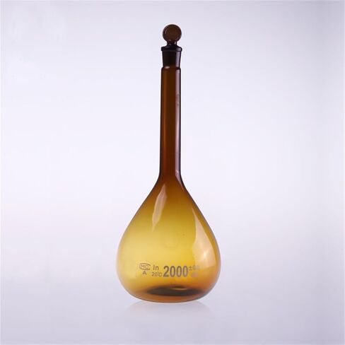 2pcs/pack of transparent/brown measuring Pyknowmeter laboratory equipment(Brown 50mL 2pcs) in Saudi Arabia