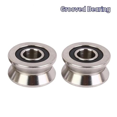 10PCS Straightening Mixed Wheel Over Line with Groove Bearing U6001 12X28X8MM Pulley U Groove Type(U6001-2-0.8) in Kuwait