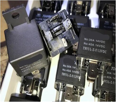 1PCS TRV3 12VDC (V4-1C-12V-40A) RELAY 5-PIN ؛ قاعدة التتابع (الحجم: TRV3 L-Z-F 12VDC) in Saudi Arabia