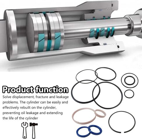 تم ترقيته 4.0 "Bore x 1.75" اسطوانة قضيب ، مجموعة ختم إعادة بناء الأسطوانة السجل الهيدروليكي لعدة نماذج من الخبرة السجل 22 طن in Saudi Arabia