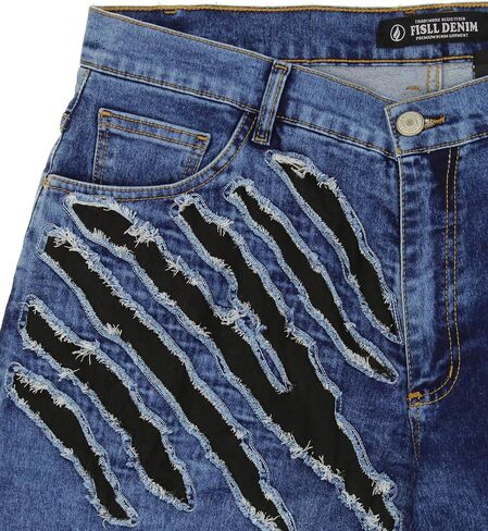 NBA Teams Men's Knee Length Blue Jean Shorts in Kuwait