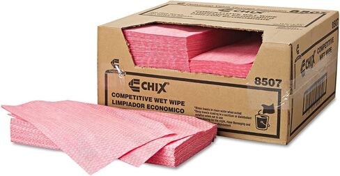 Chicopee 8507 Chix Rayon Wet Wipe, 11.5" Width x 24" Length, Pink Diamond in Saudi Arabia