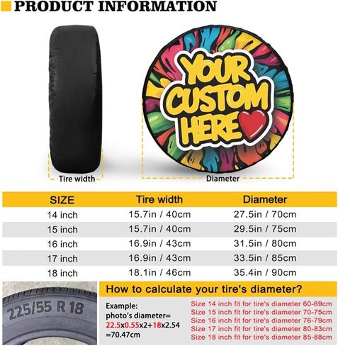 غطاء الإطارات الليلي النجوم ، غلاف إطار احتياطي شخصي ، غلاف عجل مقاوم للعجلة ، يتناسب مع مقطورة شاحنة سيارات الدفع الرباعي (15 بوصة للقطر 27.6 "-29.5") in Kuwait