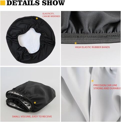 غطاء الإطارات الليلي النجوم ، غلاف إطار احتياطي شخصي ، غلاف عجل مقاوم للعجلة ، يتناسب مع مقطورة شاحنة سيارات الدفع الرباعي (15 بوصة للقطر 27.6 "-29.5") in Kuwait