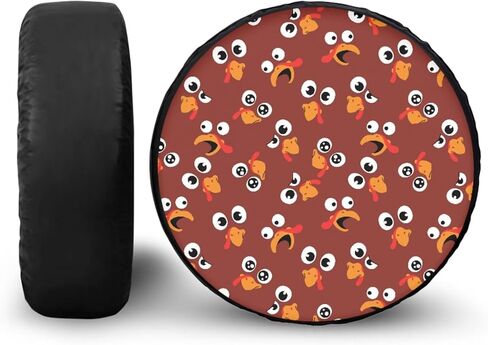 غطاء الإطارات الليلي النجوم ، غلاف إطار احتياطي شخصي ، غلاف عجل مقاوم للعجلة ، يتناسب مع مقطورة شاحنة سيارات الدفع الرباعي (15 بوصة للقطر 27.6 "-29.5") in Kuwait