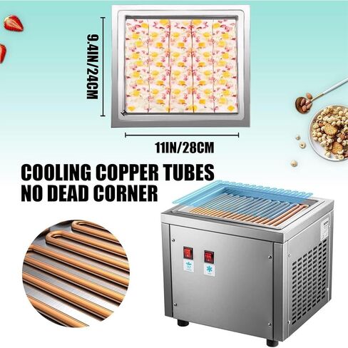 Commercial Ice Cream Roll Machine,Fried Ice Cream Roll Machine,Single Plate Fried Ice Cream Roll Machine,Stainless Steel Commercial in Saudi Arabia