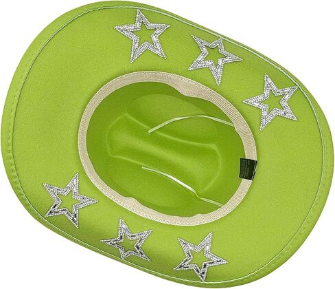 قبعة رعاة رعاة رعاة البقر الراقية للنساء قبعة رعاة البقر الغربية مع نجمة للسيدات in Kuwait