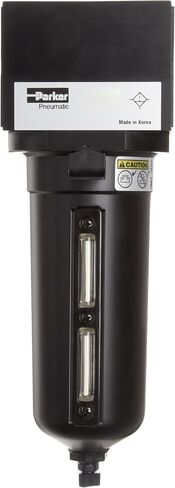 Parker P3NFA98GSM Compressed Air Filter, Removes Particulate, Metal Bowl with Sight Gauge, Manual Drain, 40 Micron, 300 scfm, 1" NPT in Saudi Arabia