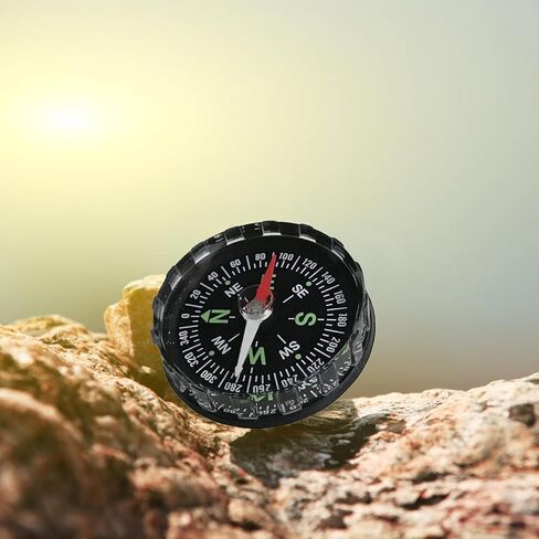 Black Waterproof Pocket Watch Compasses Navigation Compasses Professional Clear Camping Hiking Pocket Hiking Survival Gadgets in Saudi Arabia