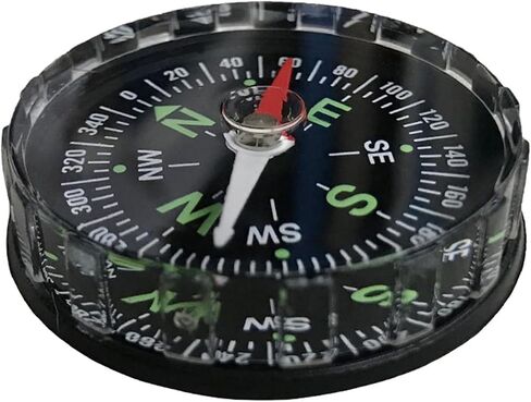 Black Waterproof Pocket Watch Compasses Navigation Compasses Professional Clear Camping Hiking Pocket Hiking Survival Gadgets in Saudi Arabia