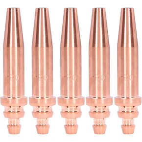 Cutting Torch Tips 10.0×6.0×5.0 5Pcs Acetylene Cutting Tips Nozzle Torch Consumable Accessories for Integrated Machine 2 G02 2 Copper G02 2 in Saudi Arabia