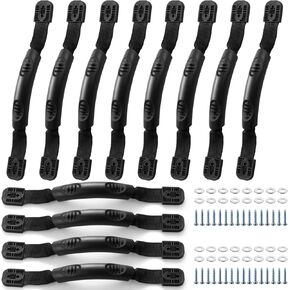 Tallew 12 Pack Kayak Carry Handles Replacement with Washers and Screws Canoe Boat Handles Kayak Parts Accessory Kit for Watercraft Ocean Perception Water Outdoor Sport Suitcase Luggage in Kuwait