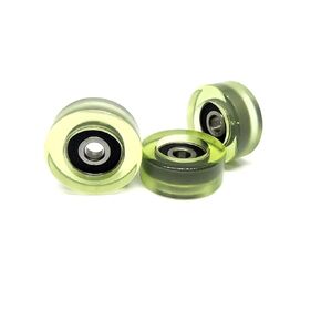 5pcs 6x30x12 Polyurethane Deep Groove Bearing Pulleys PU Pulley Plastic Guide Wheel in Saudi Arabia