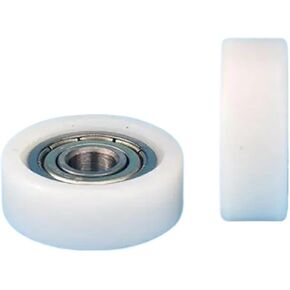 20pcs Plastic Coated Bearing 5 * 19 * 7mm 605ZZ POM Deep Groove Bearing Pulleys(100pcs) in Saudi Arabia