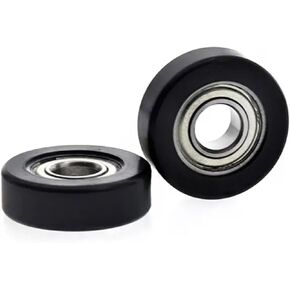 20pcs 6 * 19 * 6mm 686ZZ POM Plastic Deep Groove Bearing Pulleys Drawer Showcase Roller Guide Wheel Low Noise(White) in Saudi Arabia