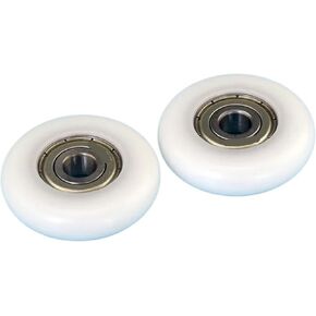 20pcs Plastic Deep Groove Bearing Pulleys 8 * 40 * 10mm 628ZZ Pulley POM Shell Spherical Guide Wheel Roller in Saudi Arabia