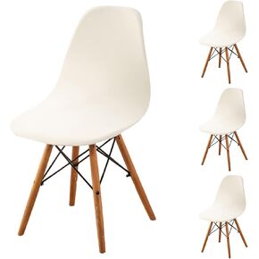 غلاف كرسي قذيفة نيلووه أغطية كرسي الطعام الحديثة كراسي صالة أغطية لا يسلح للمطبخ وغرفة الطعام ومجموعة من 4 والأسود in Kuwait