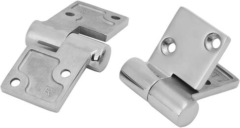 Stainless Steel Boat Deck Butt Hinge, 2Pcs Left and Right Take Apart Accessories, 90 * 38mm, and, Made of stainless steel material, sturdy in Saudi Arabia