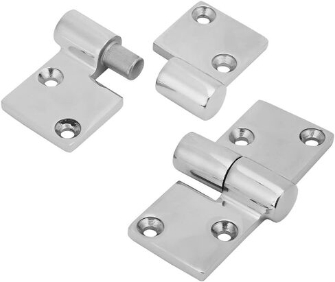 Stainless Steel Boat Deck Butt Hinge, 2Pcs Left and Right Take Apart Accessories, 90 * 38mm, and, Made of stainless steel material, sturdy in Saudi Arabia