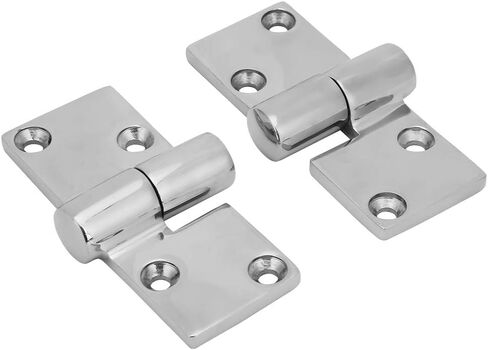 Stainless Steel Boat Deck Butt Hinge, 2Pcs Left and Right Take Apart Accessories, 90 * 38mm, and, Made of stainless steel material, sturdy in Saudi Arabia