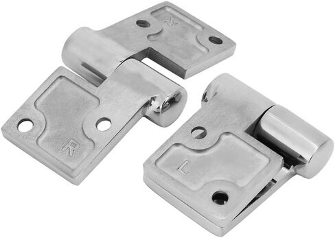 Stainless Steel Boat Deck Butt Hinge, 2Pcs Left and Right Take Apart Accessories, 90 * 38mm, and, Made of stainless steel material, sturdy in Saudi Arabia