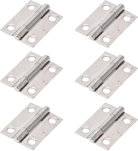 10Pcs 1in Hinges 304 Stainless Steel 4 Hole Foldable Butt Hinges for Marine Boxes Cabinet Door, Firm Structure, Easy Installation, Household and Marine Applications, 304 in Saudi Arabia