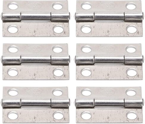 10Pcs 1in Hinges 304 Stainless Steel 4 Hole Foldable Butt Hinges for Marine Boxes Cabinet Door, Firm Structure, Easy Installation, Household and Marine Applications, 304 in Saudi Arabia
