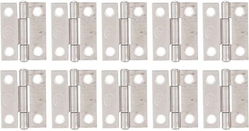 10Pcs 1in Hinges 304 Stainless Steel 4 Hole Foldable Butt Hinges for Marine Boxes Cabinet Door, Firm Structure, Easy Installation, Household and Marine Applications, 304 in Saudi Arabia