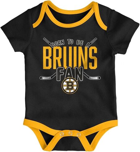VF Boston Bruins Team Logo One Piece Creeper Bodysuit - Team Colors in Kuwait