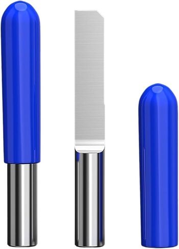Vsharp Carbide 1 Flute Engraving Bit CNC Tool 3.175 4 6mm Flat Bottom End Mill Acrylic MDF Wood Carving Column Milling Cutter(4x4x22) in Saudi Arabia