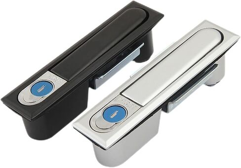 Industrial MS818/490 Distribution Cabinet Door Zinc Alloy Black Flat Lock Control Cabinet Mechanical 1Pcs in Saudi Arabia
