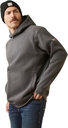 Ariat Male FR Rev Pullover Hoodie Navy 4X-Large in Saudi Arabia