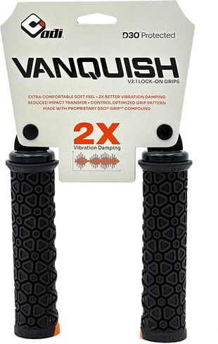 ODI VANQUISH V2.1 GRIPS - Black in Saudi Arabia