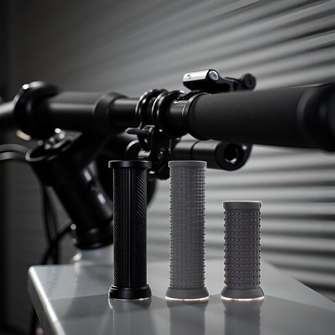 2Pcs Black Bike Long/Short Handlebar Grips for Twising Shifter, Shockproof Anti Slip Parts, for Cycling Parts and Components Anti Slip Soft Non-Slip-Rubber Hand Grip Ergonomic,Handlebars and Stems in Saudi Arabia