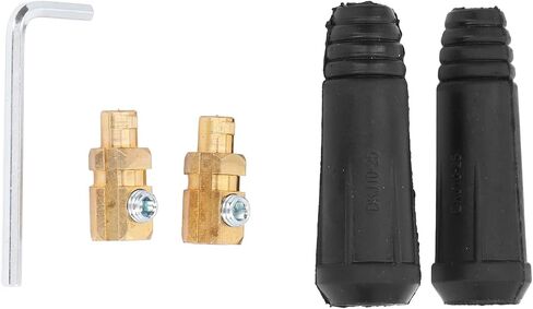 2 Set Welding Cable Connectors Male Welder Quick Fitting Plug Accessories 200A DKJ10?25 in Saudi Arabia