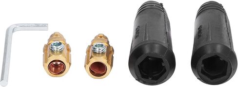 2 Set Welding Cable Connectors Male Welder Quick Fitting Plug Accessories 200A DKJ10?25 in Saudi Arabia