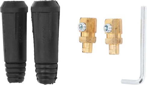2 Set Welding Cable Connectors Male Welder Quick Fitting Plug Accessories 200A DKJ10?25 in Saudi Arabia