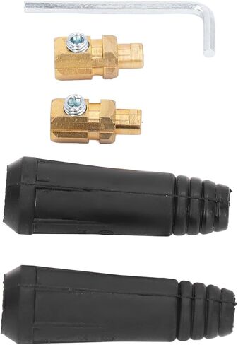 2 Set Welding Cable Connectors Male Welder Quick Fitting Plug Accessories 200A DKJ10?25 in Saudi Arabia