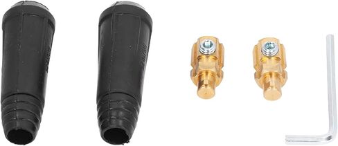 2 Set Welding Cable Connectors Male Welder Quick Fitting Plug Accessories 200A DKJ10?25 in Saudi Arabia