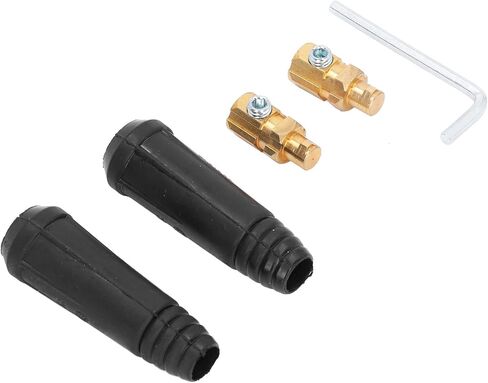 2 Set Welding Cable Connectors Male Welder Quick Fitting Plug Accessories 200A DKJ10?25 in Saudi Arabia