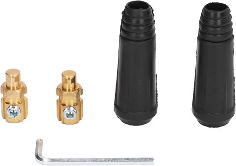 2 Set Welding Cable Connectors Male Welder Quick Fitting Plug Accessories 200A DKJ10?25 in Saudi Arabia
